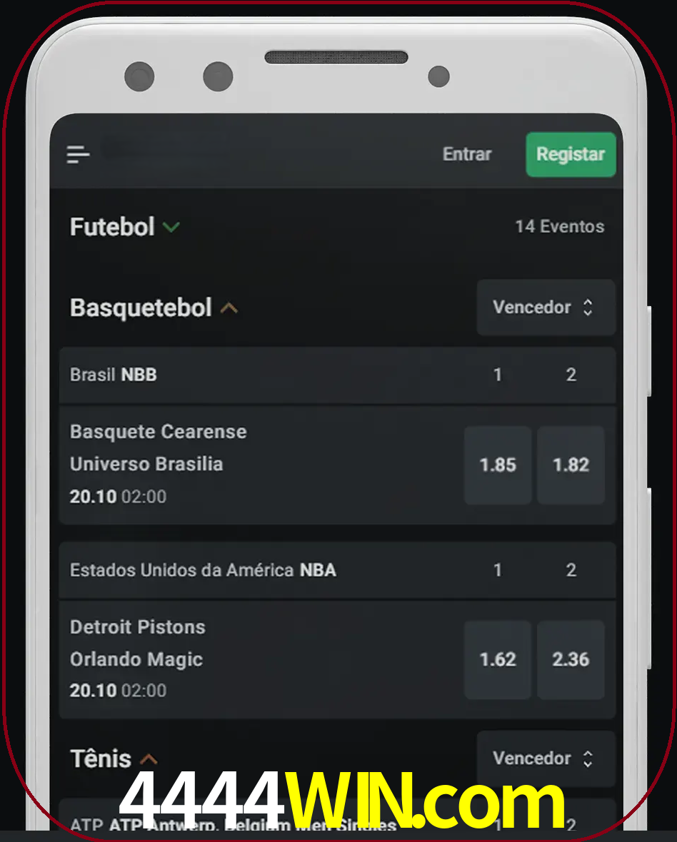 Aposte e assista aos esportes em formato ao vivo.