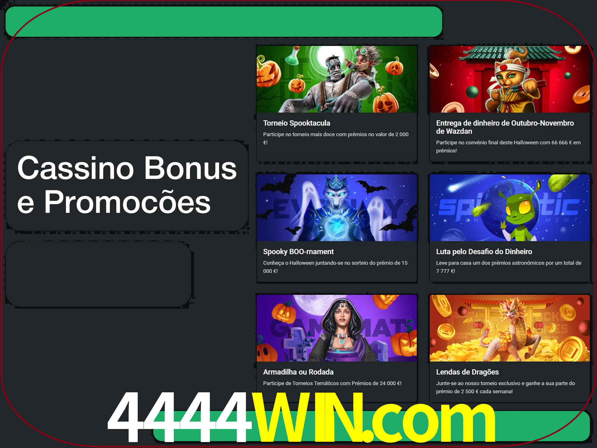 Verifique se há novos bônus de cassino para reivindicar.