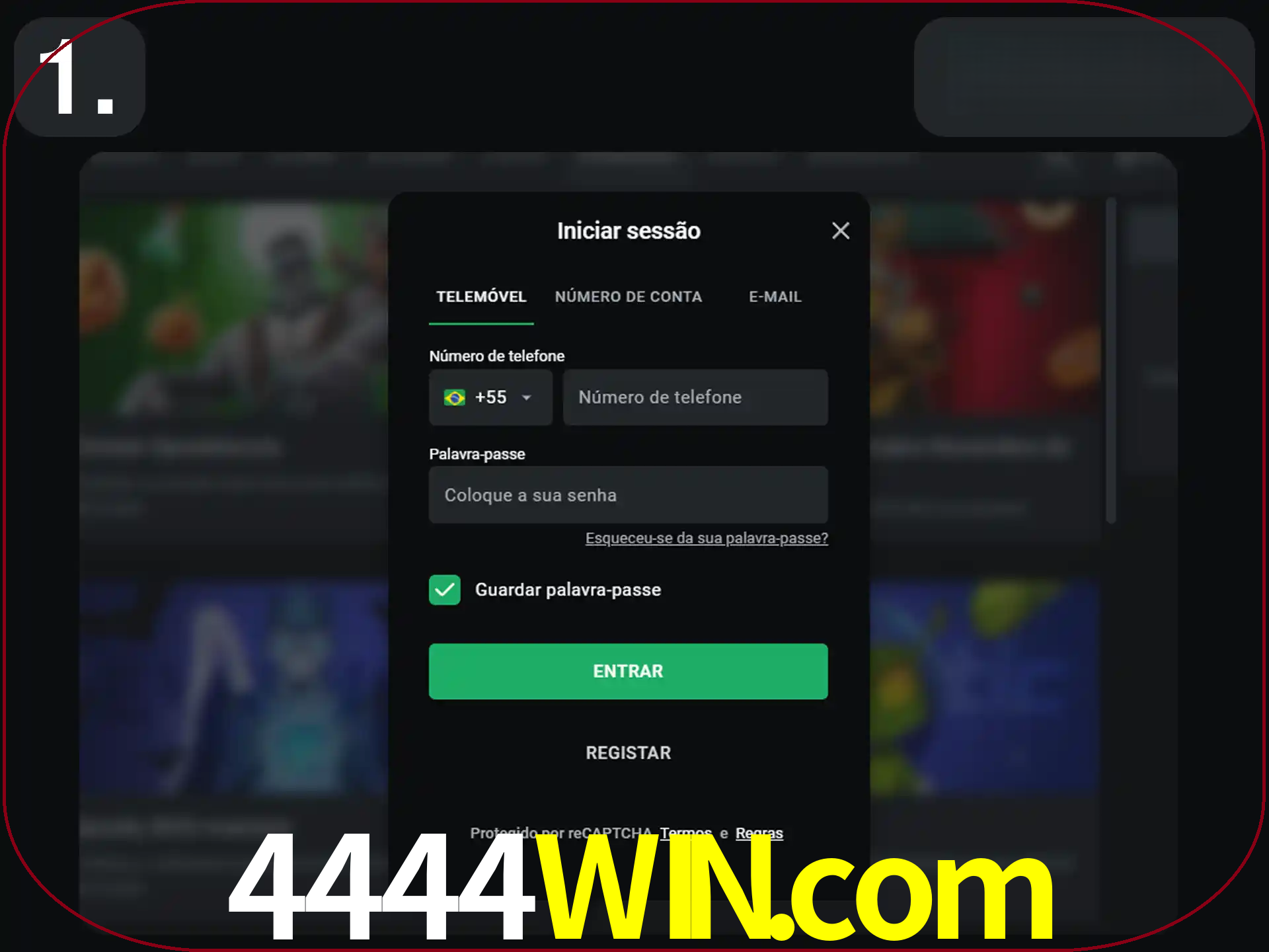 Acesse o site.