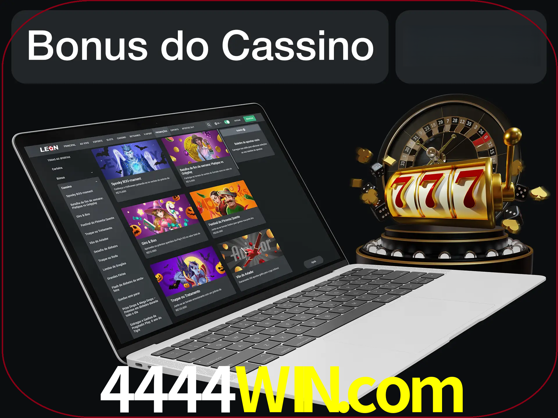 Use o bônus do cassino para começar melhor.