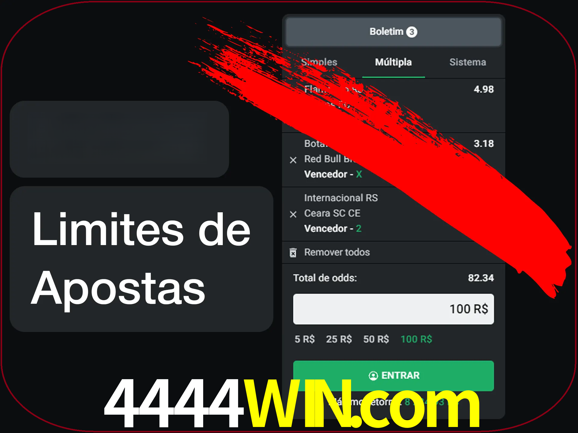 Não faça apostas loucas.